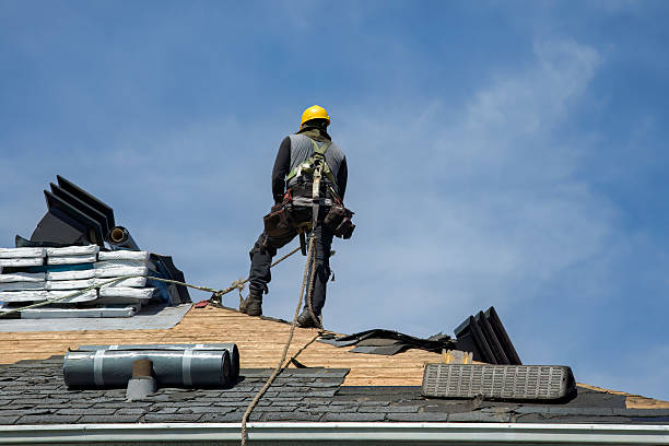 Professional Roof Installation technician working in Jersey Mills, PA